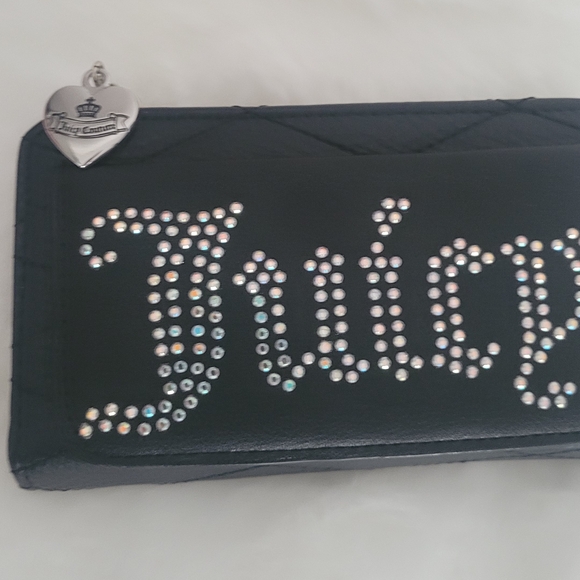 Vintage Juicy Couture Black Wallet - Picture 2 of 5